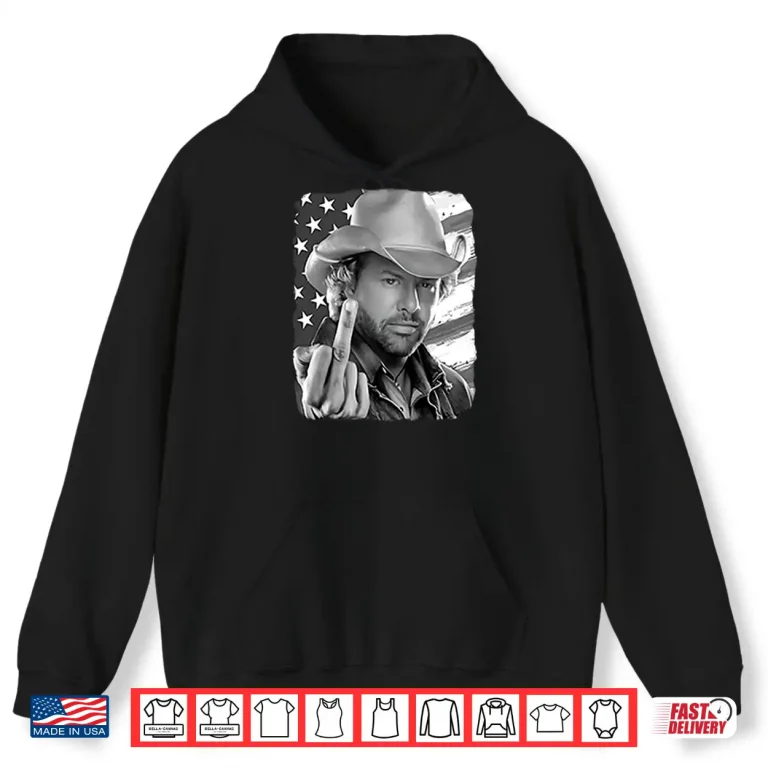 Hoodie Toby Keith Middle Finger American Ride Shirt