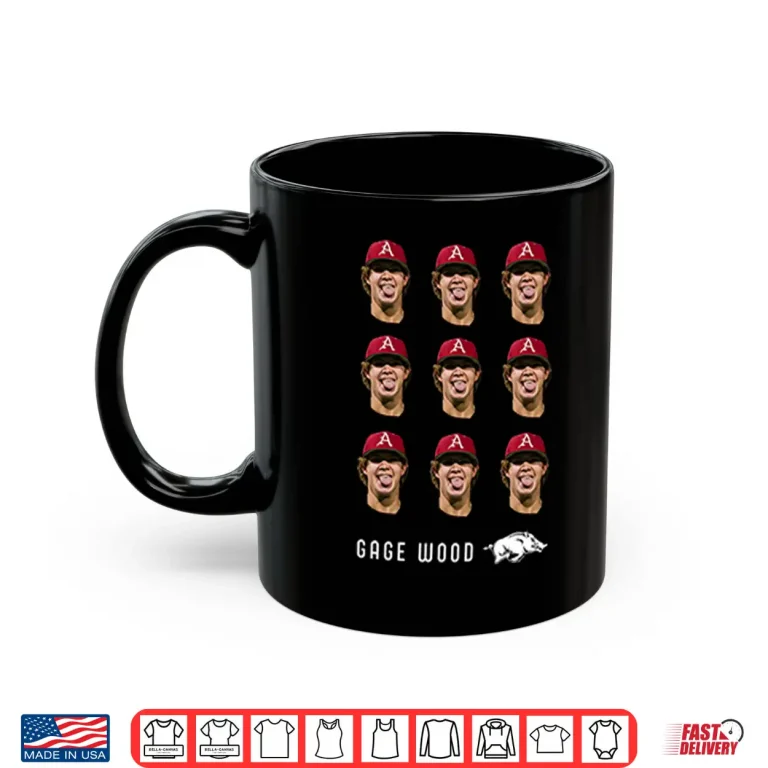 Mug Gage Wood Arkansas Razorbacks Shirt