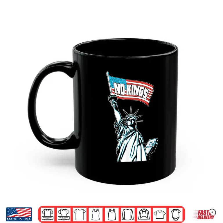 Mug No Kings In America Save Democracy I Dissent Anti Trump Shirt