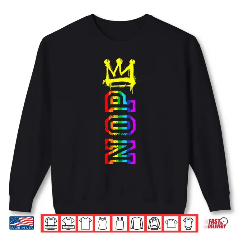 Sweatshirt No Kings Protest Sign Vertical LGBT Pride Shirt