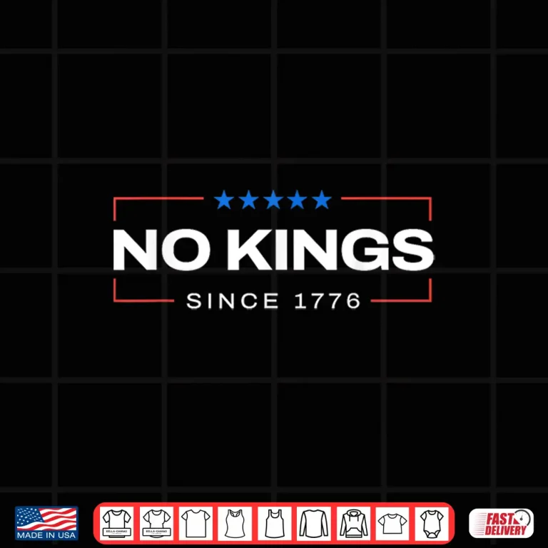 Design No Kings Since 1776 Simple Shirt