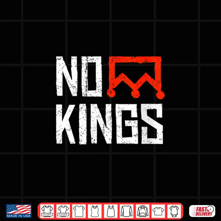 Design Womens No Kings Protest Sign Shirt
