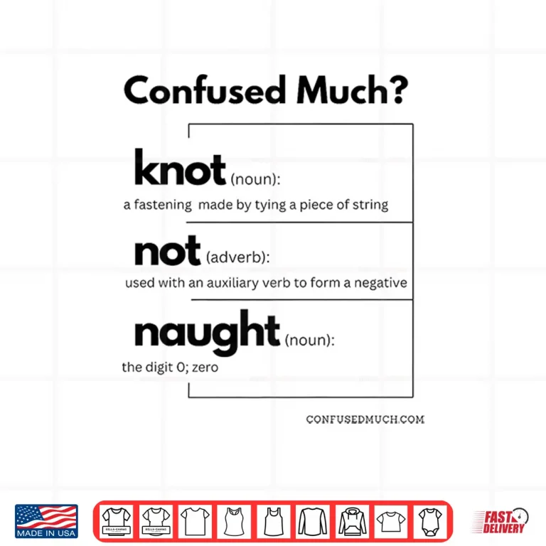 Design Confused Homophone Wordplay Design Shirt