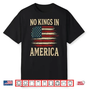 No Kings Vintage Patriotic Freedom Liberty Usa Liberty Shirt