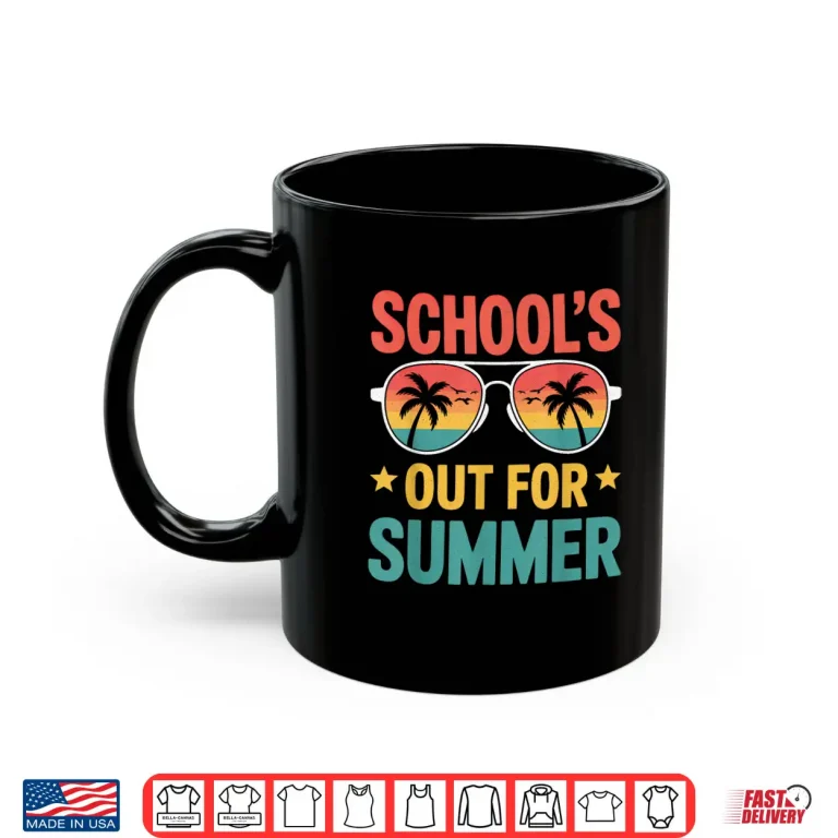 Mug Schools Out For Summer Shirt Teacher Kids Last Day Of School Shirt