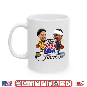 Mug Indiana Pacers Vs Oklahoma City Thunder The 2025 NBA Finals Signature Shirt