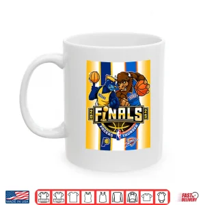 Indiana Pacers Vs Oklahoma City Thunder 2025 Nba Finals Mascot Shirt 3 Mug Indiana Pacers Vs Oklahoma City Thunder 2025 NBA Finals Mascot Shirt