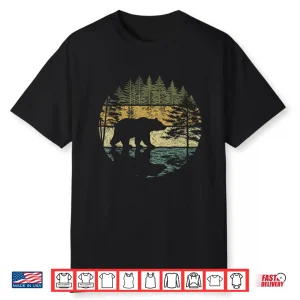 Forest Bear Retro Shirt