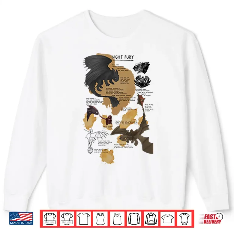 Sweatshirt How To Train Your Dragon Night Fury Toothless Shirt