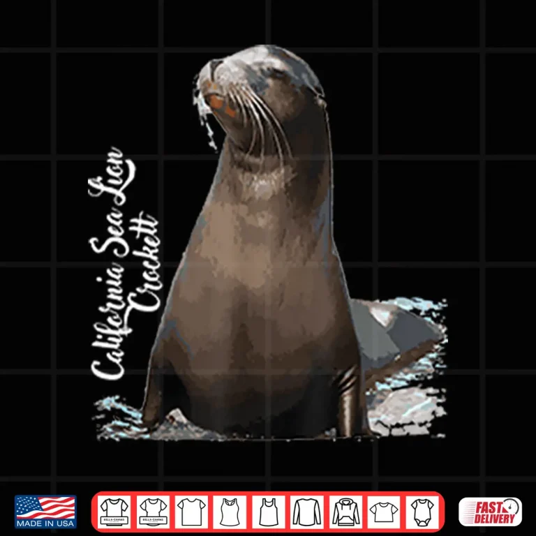 Design California Sea Lion Crockett Shirt