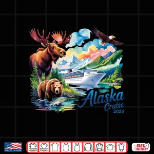 Alaska Cruise 2025 Matching Family Friends And Group Alaskan Shirt 4 Design Alaska Cruise 2025 Matching Family Friends And Group Alaskan Shirt