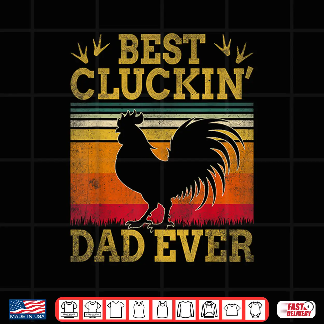 Best Cluckin Dad Ever Father’S Day Vintage Style Chicken Dad Shirt Best Cluckin Dad Ever Father’S Day Vintage Style Chicken Dad Shirt