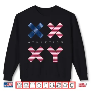 Gender Genetic American Flag Xx Xy Athletics Shirt 2 Sweatshirt Gender Genetic American Flag XX XY Athletics Shirt
