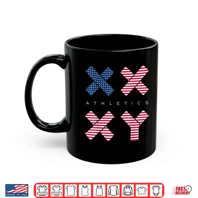 Mug Gender Genetic American Flag XX XY Athletics Shirt