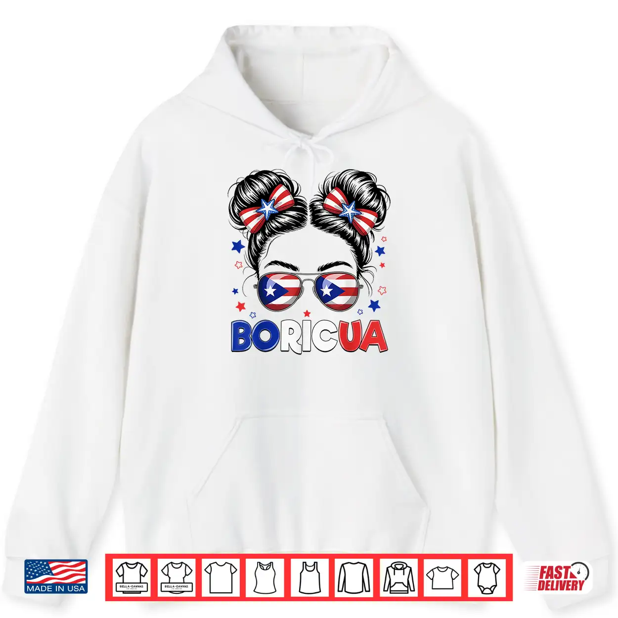 Messy Bun Puerto Rican Boricua Puerto Rico Hispanic Heritage Shirt Messy Bun Puerto Rican Boricua Puerto Rico Hispanic Heritage Shirt