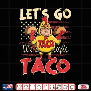 Design Retro Lets Go Taco Shirt Funny Lets Go Taco Shirt