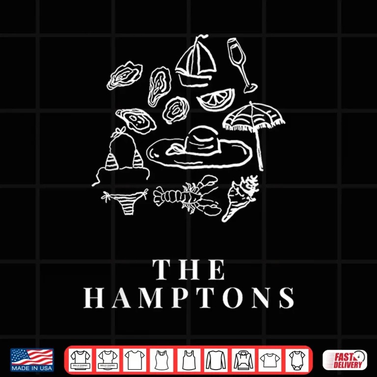 The Hamptons Ny Trendy Summer Beach Aesthetic Shirt 4 Design The Hamptons NY Trendy Summer Beach Aesthetic Shirt