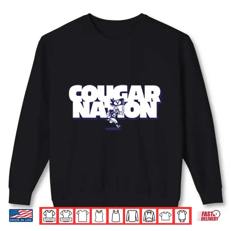 Sweatshirt Cougar Nation BYU Shirt
