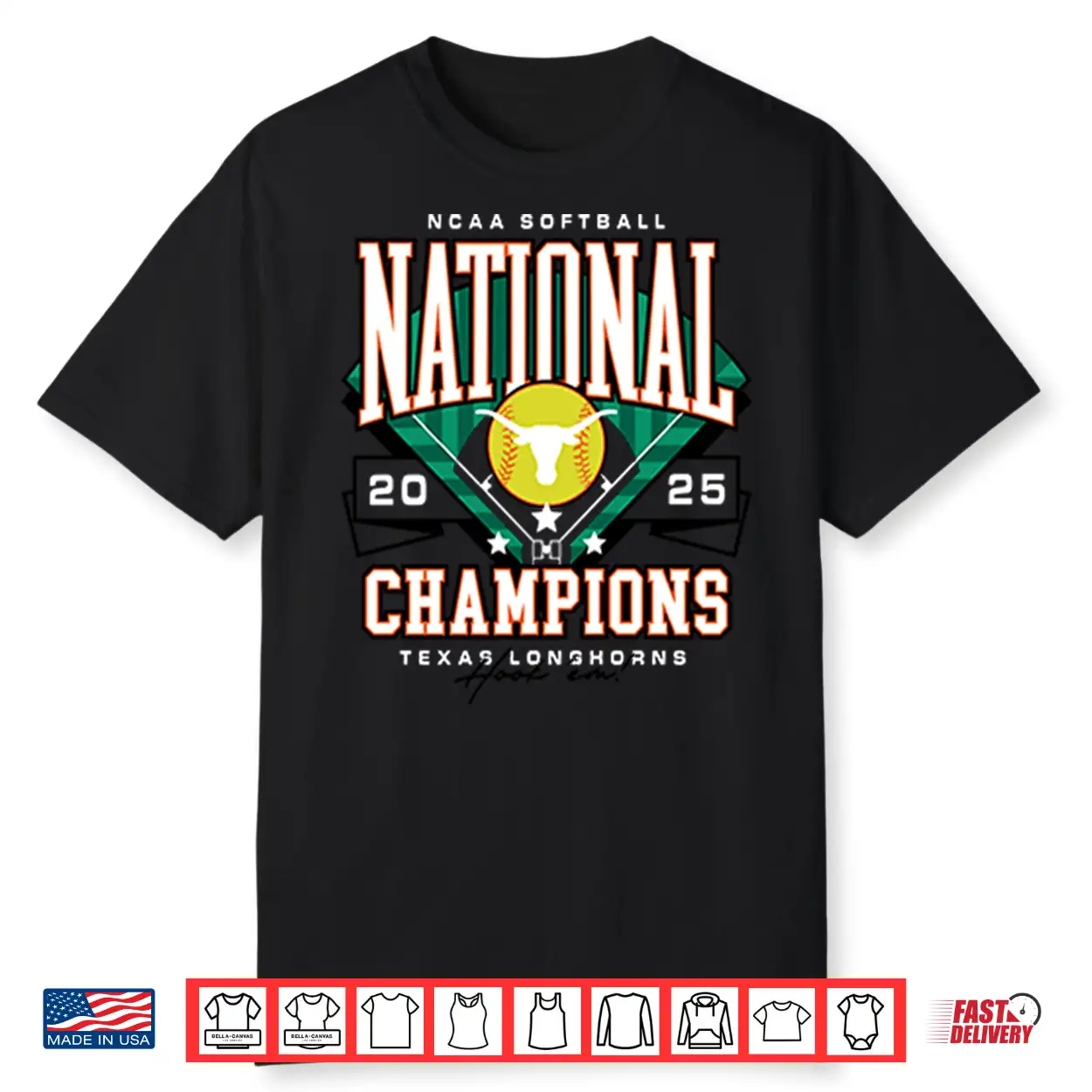 Texas Longhorns Ncaa Softball 2025 National Champs Shirt Texas Longhorns Ncaa Softball 2025 National Champs Shirt