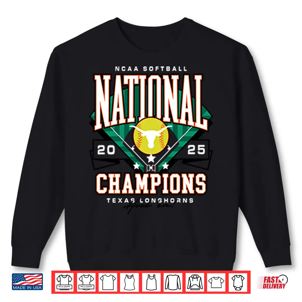 Texas Longhorns Ncaa Softball 2025 National Champs Shirt Texas Longhorns Ncaa Softball 2025 National Champs Shirt