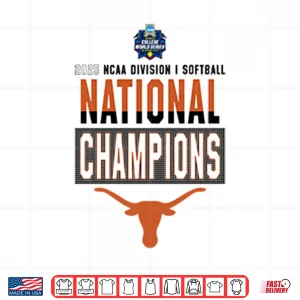 Design Texas Longhorns 2025 NCAA Softball Shirt