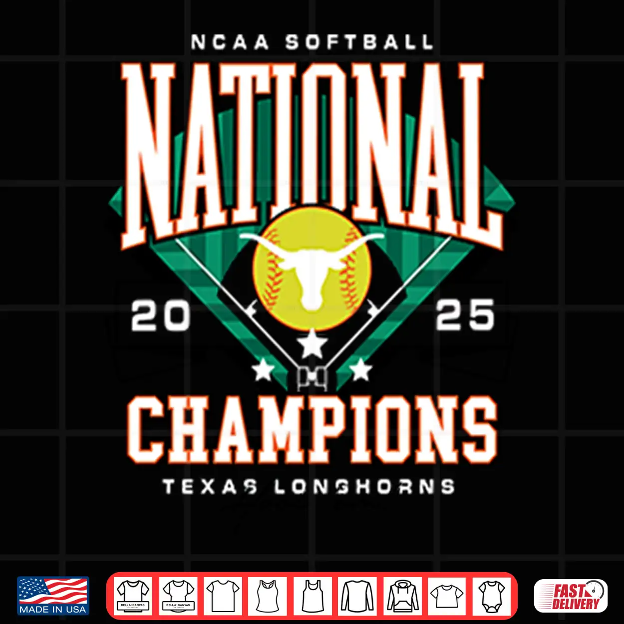 Texas Longhorns Ncaa Softball 2025 National Champs Shirt Texas Longhorns Ncaa Softball 2025 National Champs Shirt