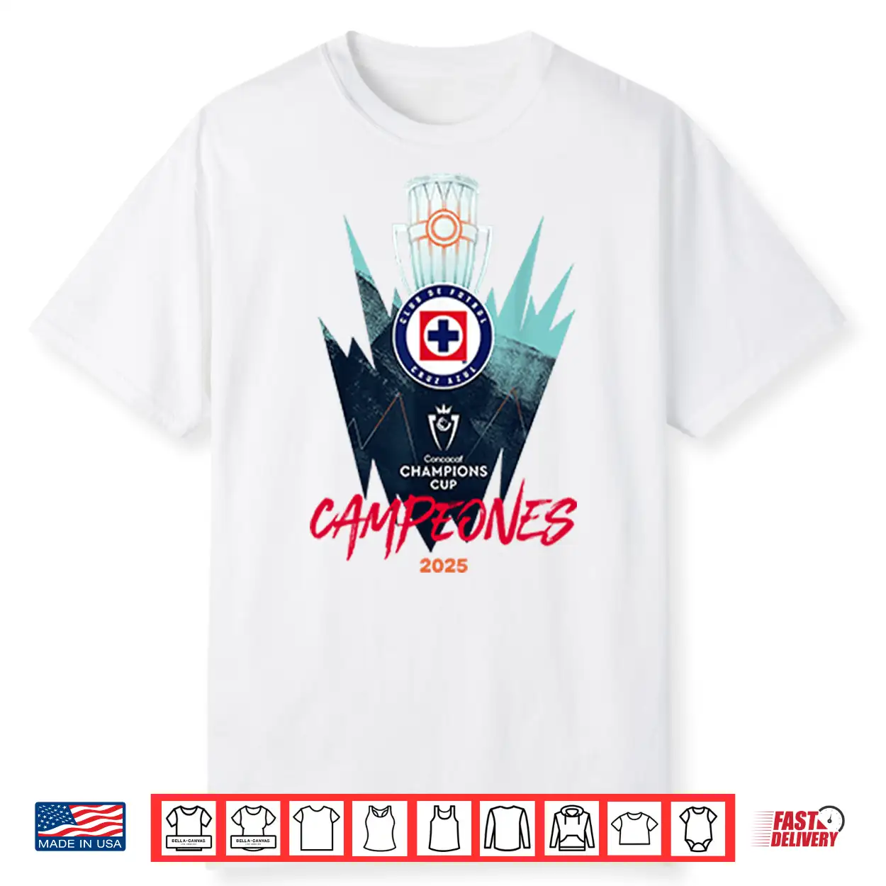 Cruz Azul Campeones 2025 Champions Cups Shirt Cruz Azul Campeones 2025 Champions Cups Shirt