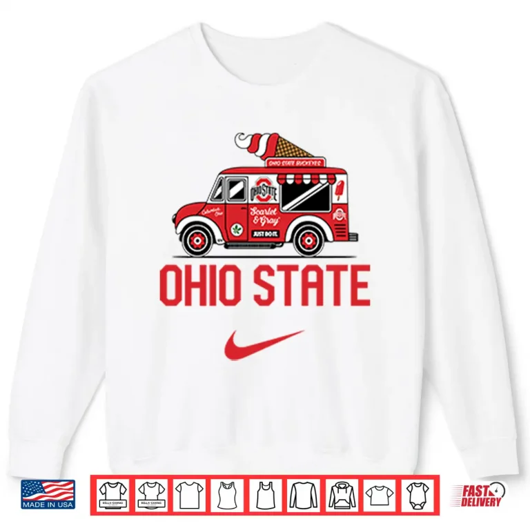 Sweatshirt Ohio State Buckeyes Ice Cream Truck Shirt