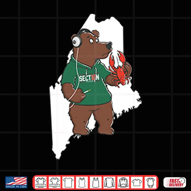 Design State Of Maine Bear Section Shirt