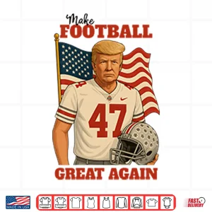Design Trump 47 Make Football Great Again Shirt