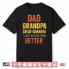 Funny Great Grandpa For Fathers Day Shirt