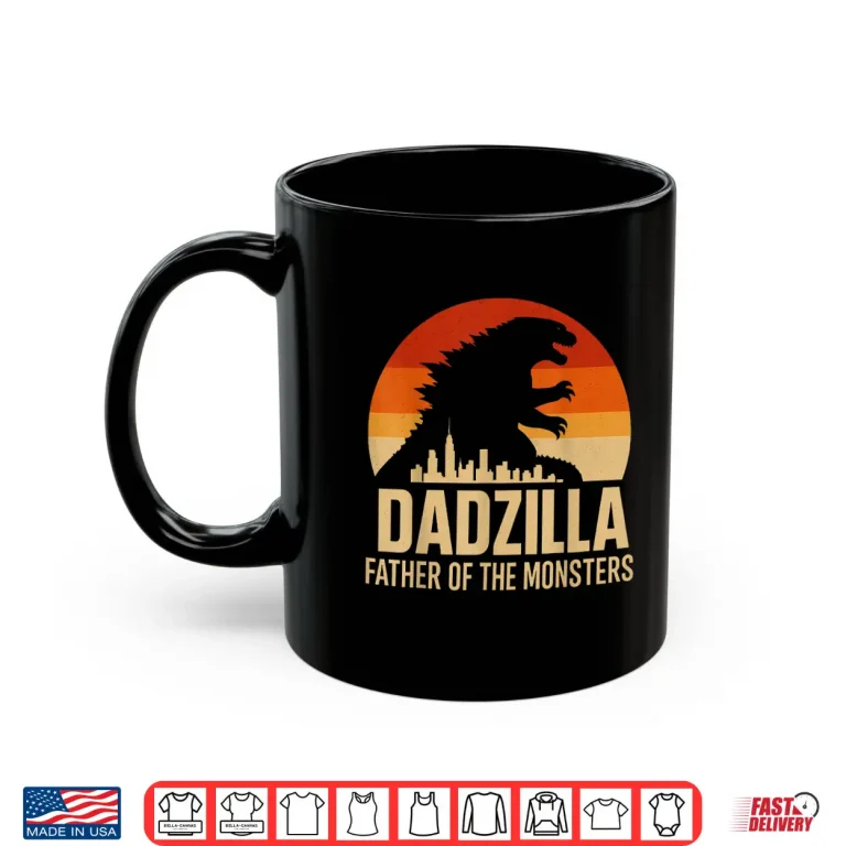 Mug Vintage Dadzilla Father Of The Monsters Shirt