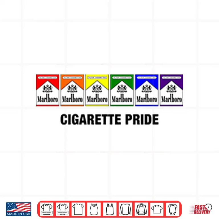 Design Marlboro Cigarette LGBT Pride Shirt