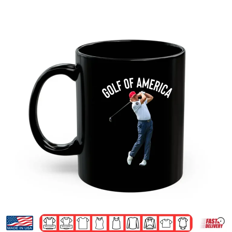 Mug Funny Golf Of America Donald Trump Shirt