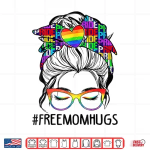 Design Free Mom Hugs Free Mom Hugs Inclusive Pride LGBTQIA Shirt