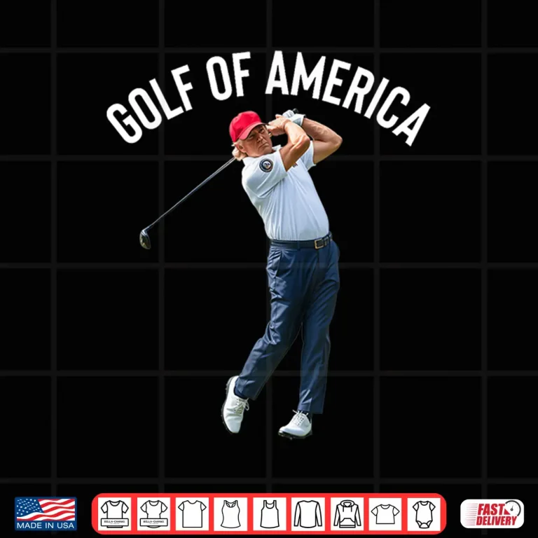 Design Funny Golf Of America Donald Trump Shirt