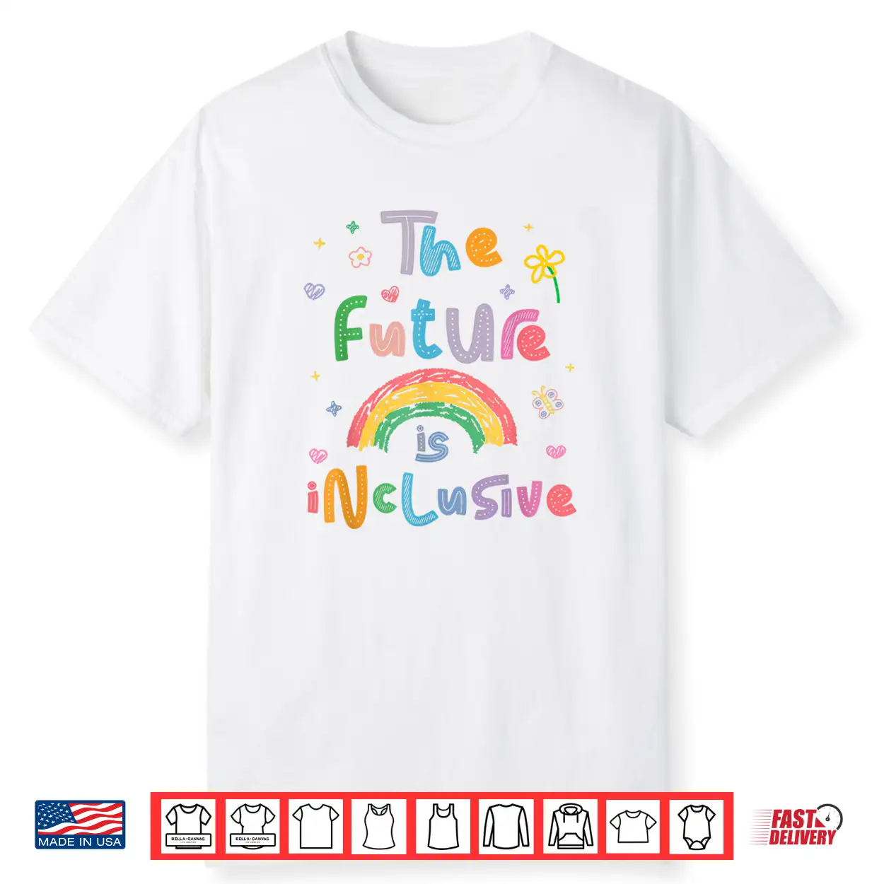 Future Is Inclusive Rainbow Pride Toddler Lgbtq+ Shirt Future Is Inclusive Rainbow Pride Toddler Lgbtq+ Shirt
