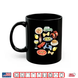 Mug Italy Aesthetic Watercolor Vibes Graphic Shirt