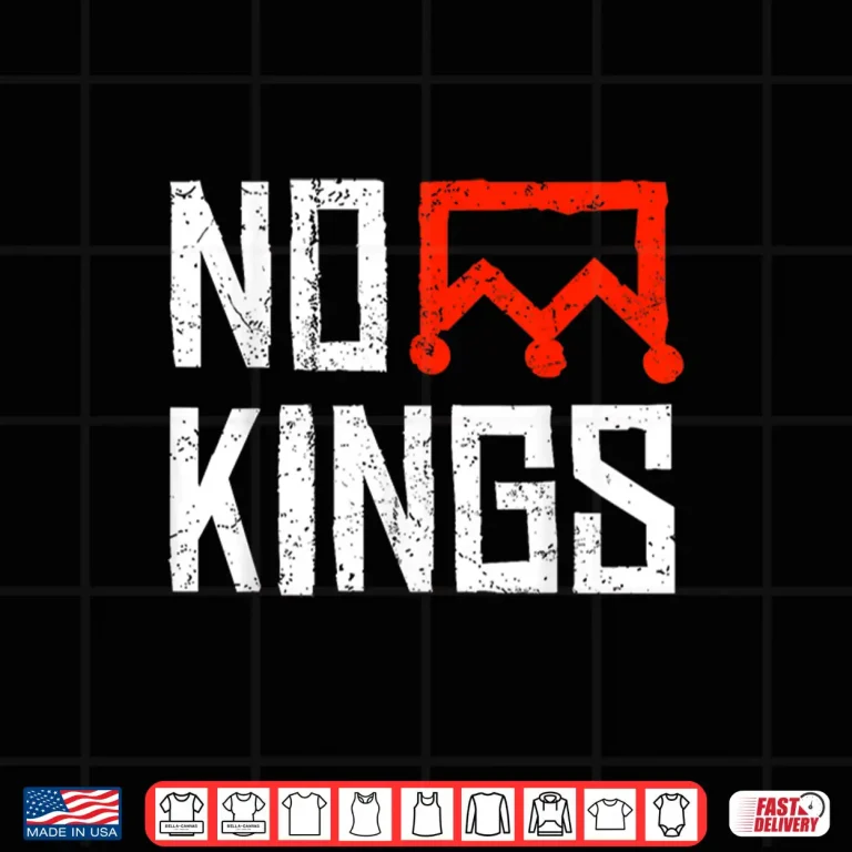 Design No Kings Protest Sign Shirt