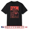 Doom Red Sketched Cover Art Retro Video Game Shirt