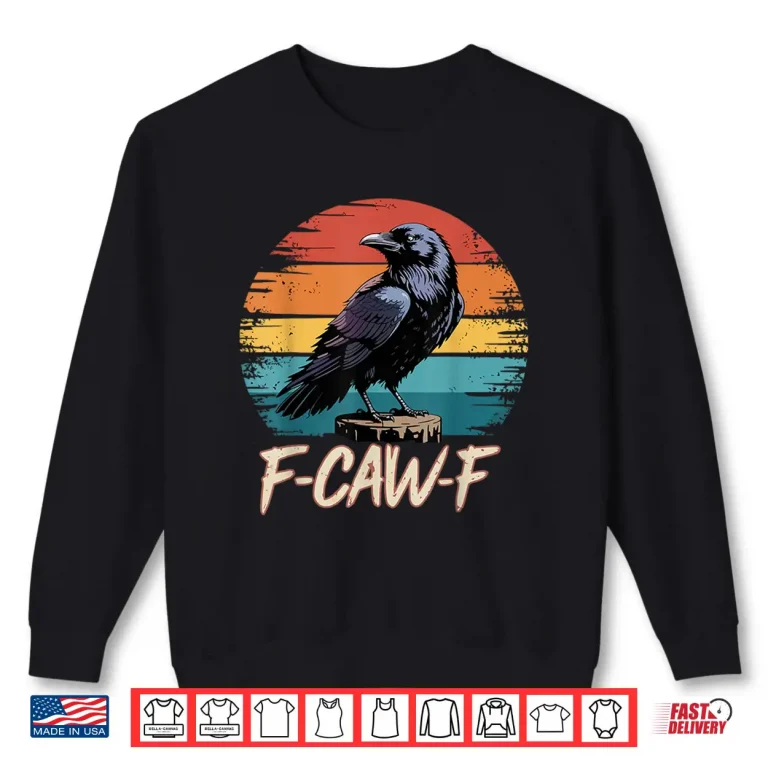 Sweatshirt Black Bird Crow Funny Grunge Shirt