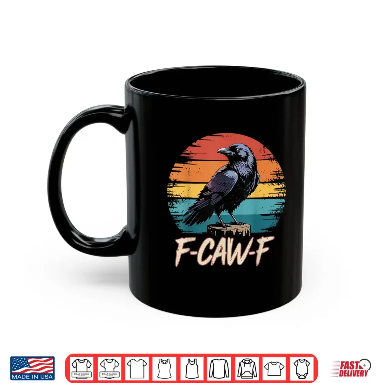 Mug Black Bird Crow Funny Grunge Shirt