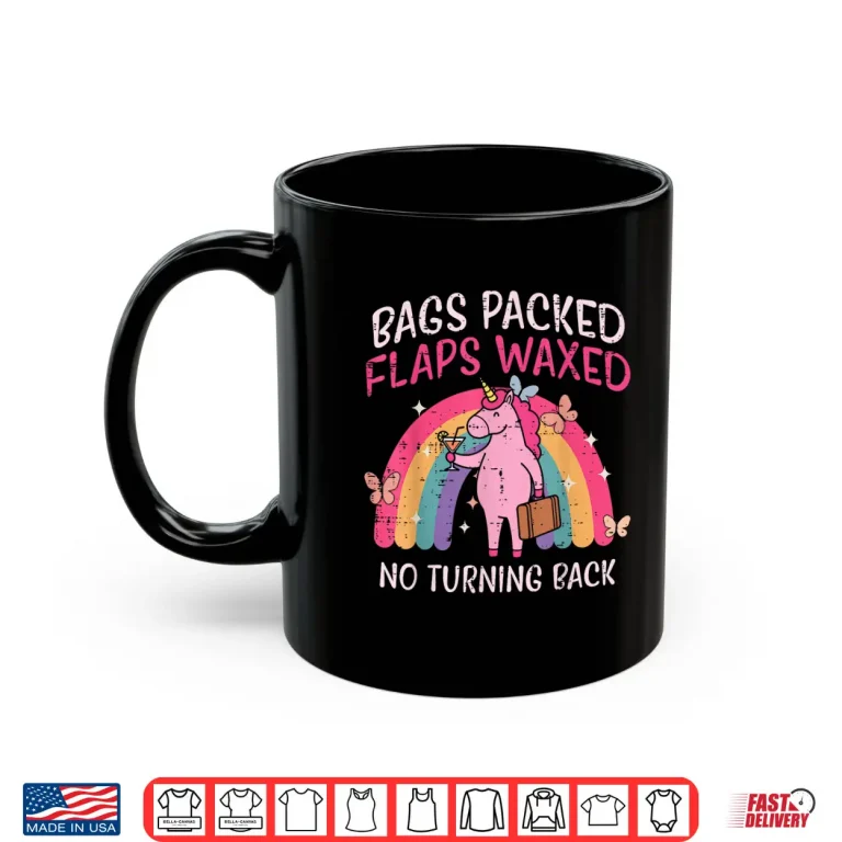 Mug Bags Packed Unicorn Funny Inappropriate Vacation Shirt