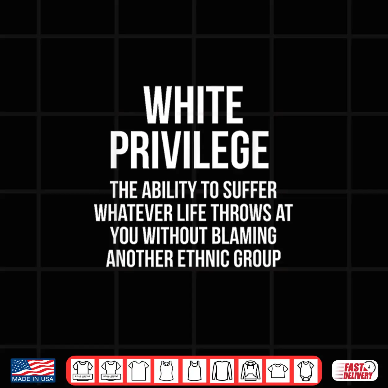 White Privilege The Ability To Suffer Whatever Shirt White Privilege The Ability To Suffer Whatever Shirt