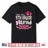 Little Miss 5Th Grade Graduation Graduate Coquette Bow Shirt