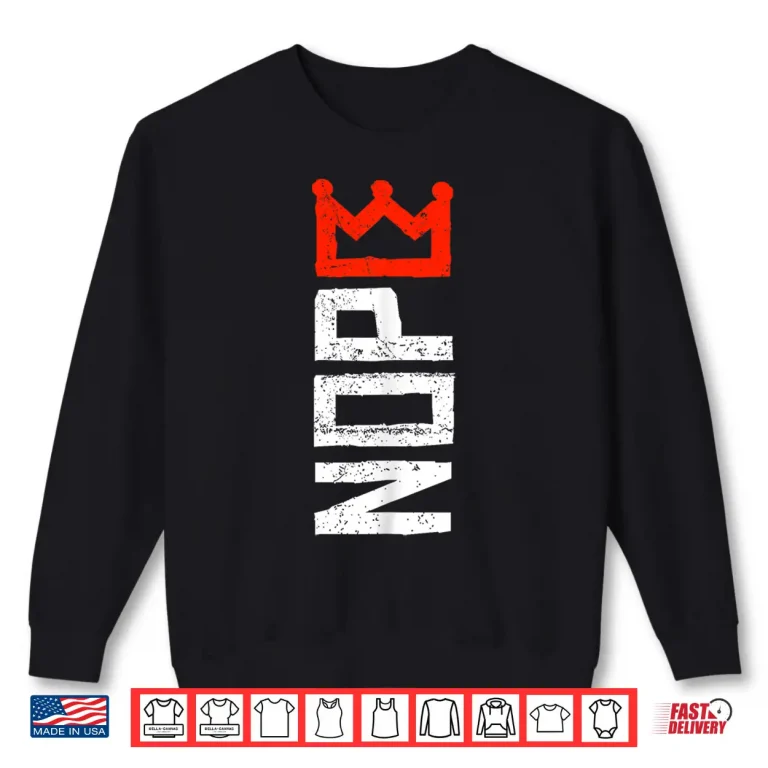 Sweatshirt No Kings Protest Sign Vertical Shirt