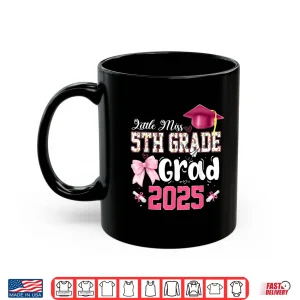 Mug Little Miss 5th Grade Graduation Graduate Coquette Bow Shirt