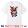 Red White Blue Baseball Ice Cream Drip Youth Boys Baseball Shirt