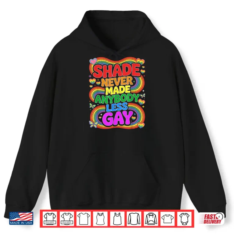 Hoodie Rainbow Pride LGBT Ally Gay Pride Support Shirt
