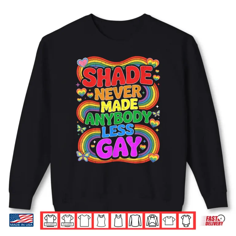 Sweatshirt Rainbow Pride LGBT Ally Gay Pride Support Shirt